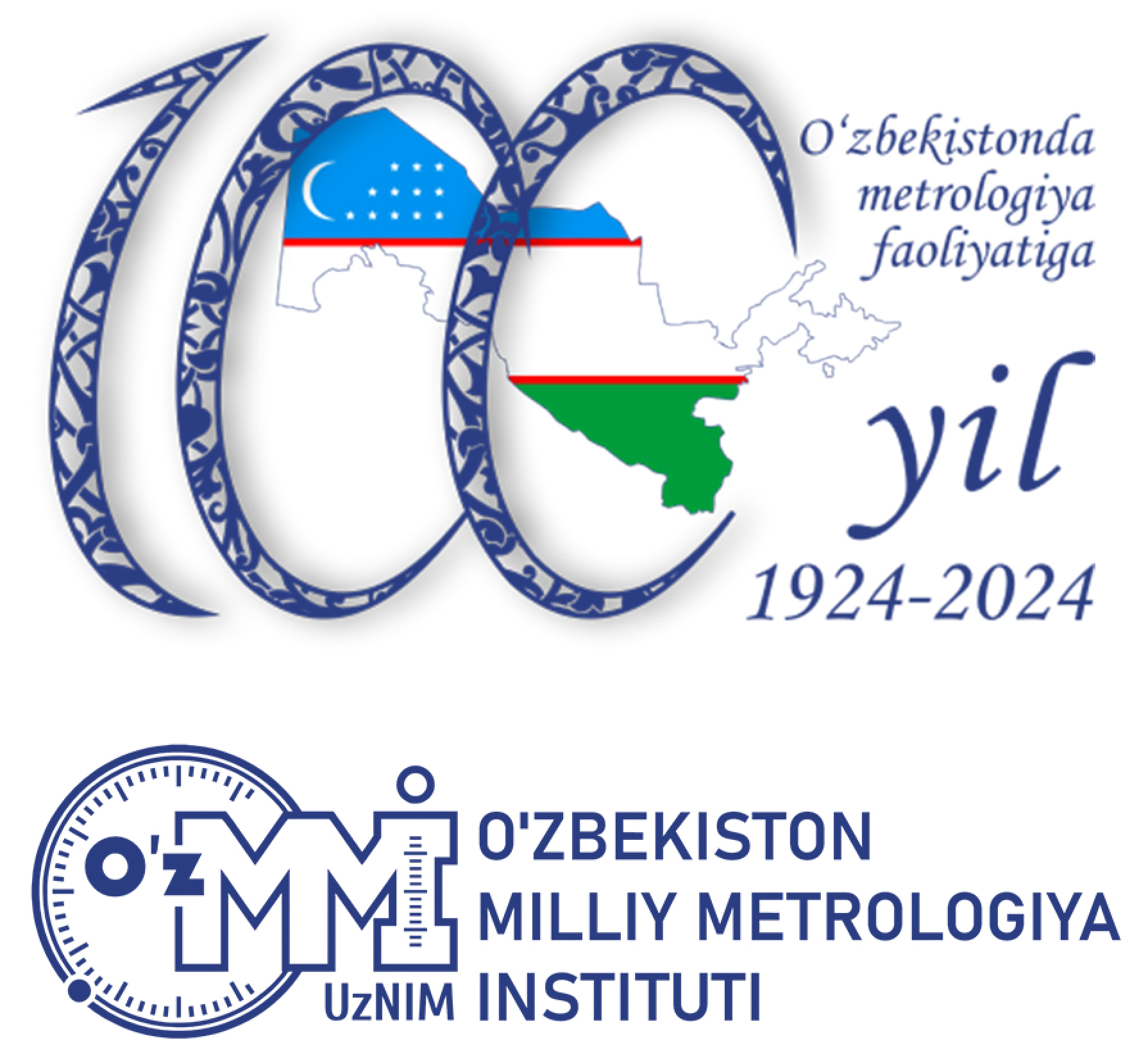 Uzbek National Institute of Metrology logo